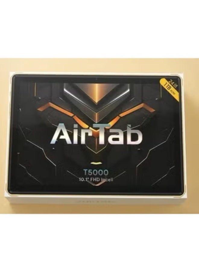 AIR TAB T5000 Tablet 10.1" FHD Incell Screen – Android 15.0, 24GB RAM, 1TB ROM, Dual 13MP + 30MP Cameras, Dual SIM 4G LTE, 10000mAh Battery, Premium Grey - Image 2
